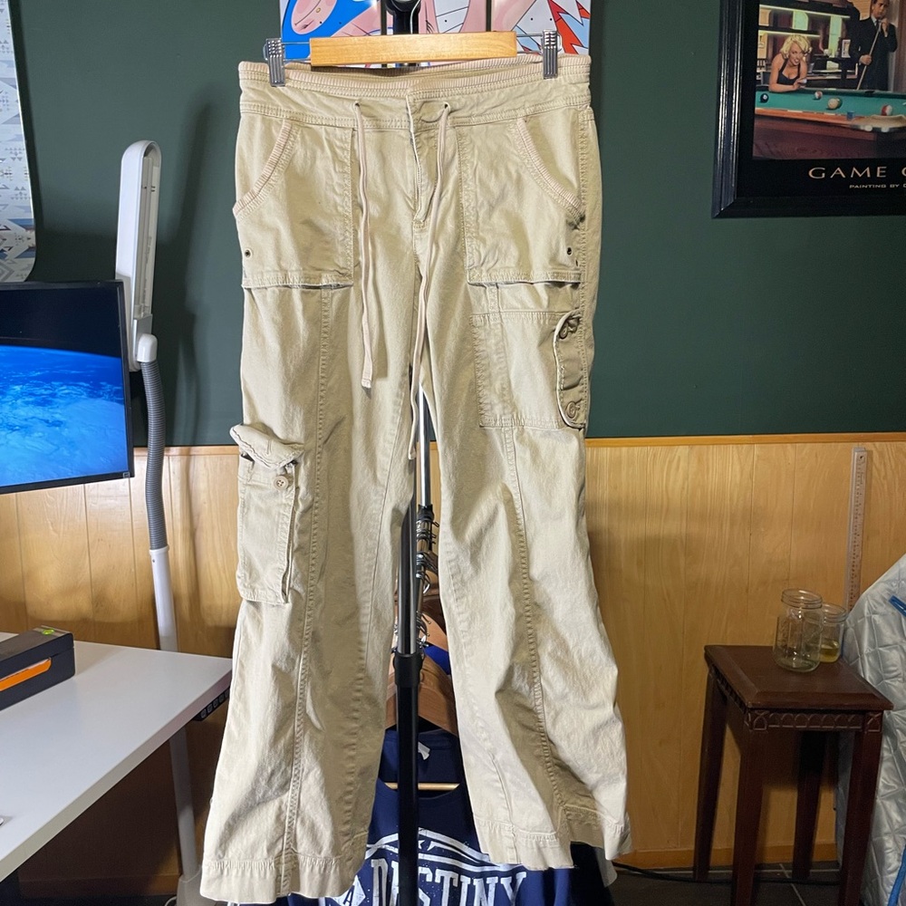 Gitano flare Light Tan Cargo Pants size 10